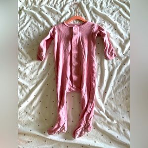 Magnetic Me Rose Pink Organic Cotton Footie Multiple Sizes 6 9 12 months